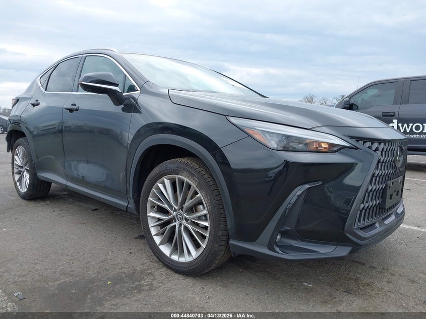 2025 Lexus Nx VIN 2T2GGCEZ7SC078671 IAAI salvage auction — LEFT SIDE, Salvage (New Jersey), sold $15,400 on 2026-07-27 (photo 1)