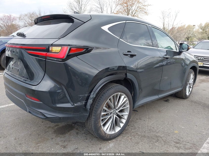 2025 Lexus Nx VIN 2T2GGCEZ7SC078671 IAAI salvage auction — LEFT SIDE, Salvage (New Jersey), sold $15,400 on 2026-07-27 (photo 4)