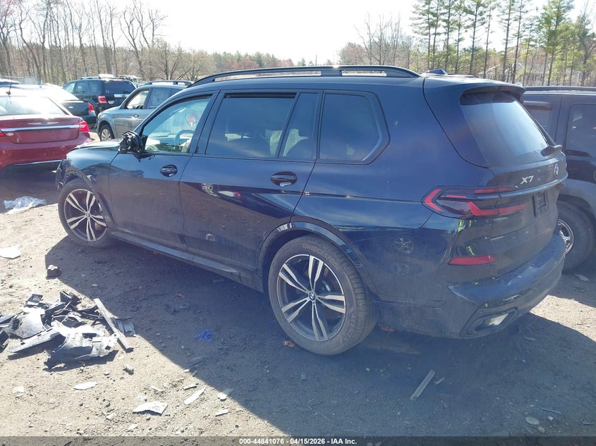 2025 BMW X7 VIN 5UX23EM03S9W96700 IAAI salvage auction — RIGHT FRONT, Wait Title, sold $25,625 on 2026-07-21 (photo 3)