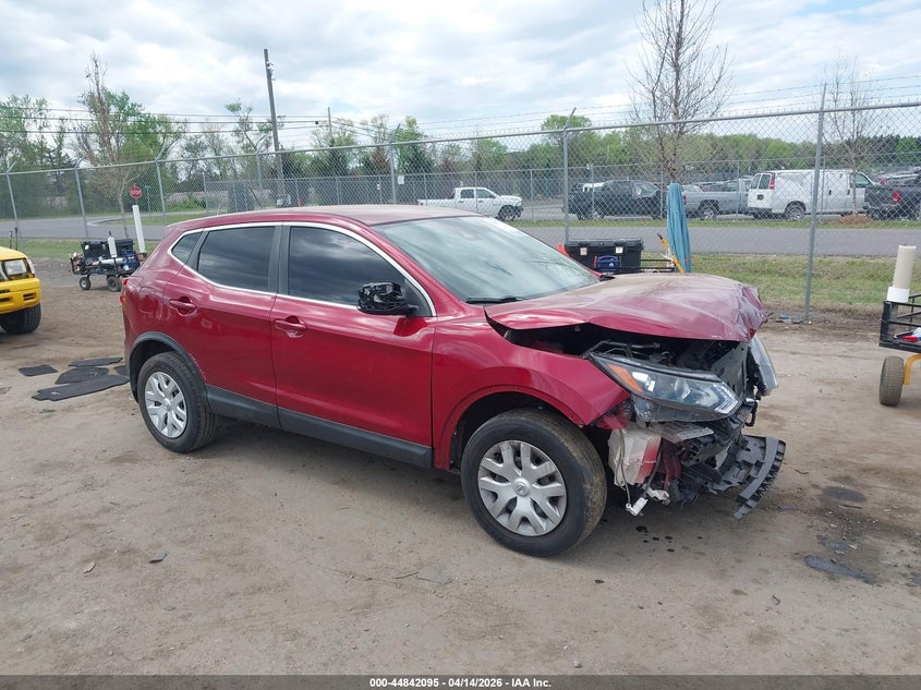 2020 Nissan Rogue VIN JN1BJ1CWXLW384093 IAAI salvage auction — FRONT END, Wait Title, sold $1,100 on 2026-07-28 (photo 1)