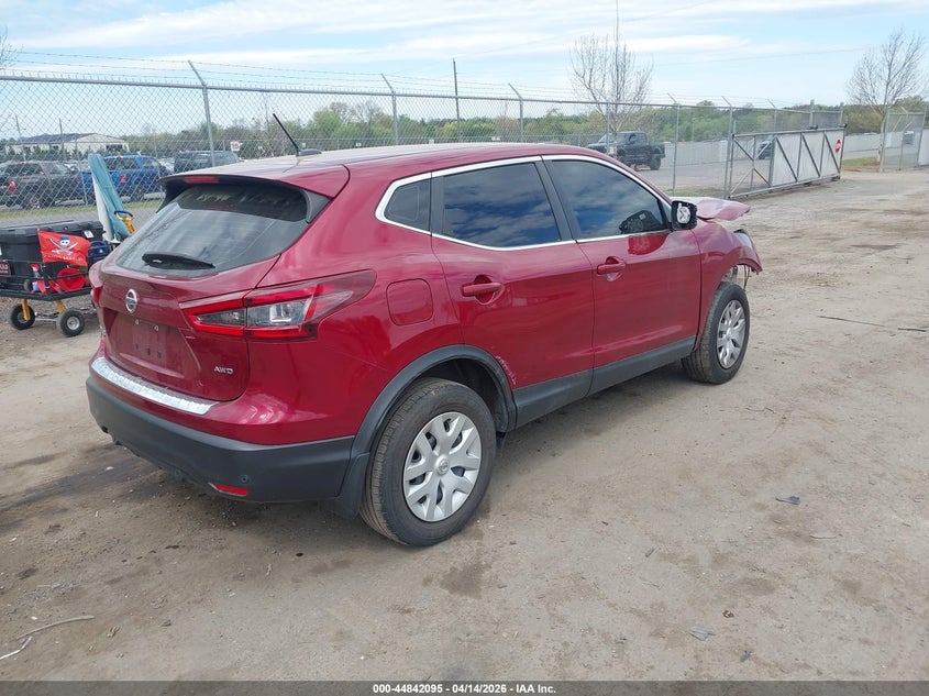2020 Nissan Rogue VIN JN1BJ1CWXLW384093 IAAI salvage auction — FRONT END, Wait Title, sold $1,100 on 2026-07-28 (photo 4)