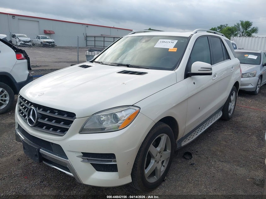 2014 Mercedes-benz M-klasse VIN 4JGDA5JB3EA293188 IAAI salvage auction — SIDE, Clear (Oklahoma), sold $3,750 on 2026-07-09 (photo 2)