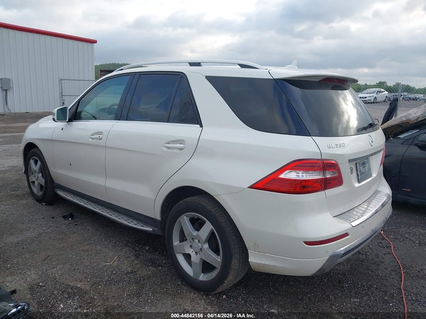 2014 Mercedes-benz M-klasse VIN 4JGDA5JB3EA293188 IAAI salvage auction — SIDE, Clear (Oklahoma), sold $3,750 on 2026-07-09 (photo 3)