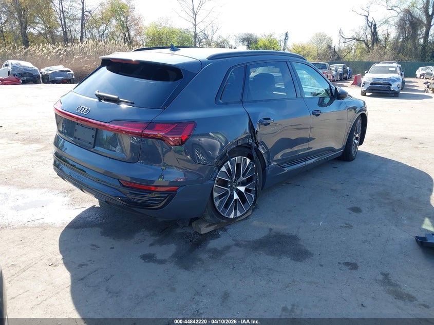 2024 Audi Q8 VIN WA16ABGE9RB007688 IAAI salvage auction — RIGHT REAR, Salvage Title, sold $27,550 on 2026-07-09 (photo 4)