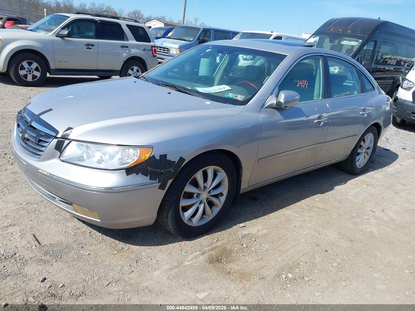 2008 Hyundai Azera VIN KMHFC46F28A256078 IAAI salvage auction — FRESH WATER, Salvage (Texas), sold $450 on 2026-07-22 (photo 2)