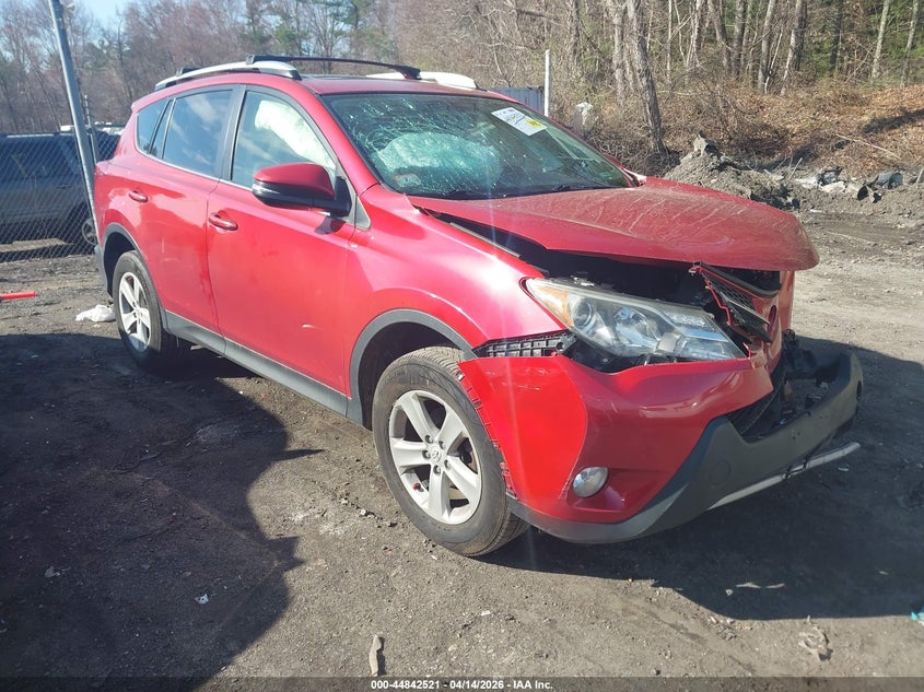 2014 Toyota Rav 4 VIN JTMRFREV3ED094633 IAAI salvage auction — FRONT END, Salvage (Massachusetts), sold $2,850 on 2026-07-14 (photo 1)