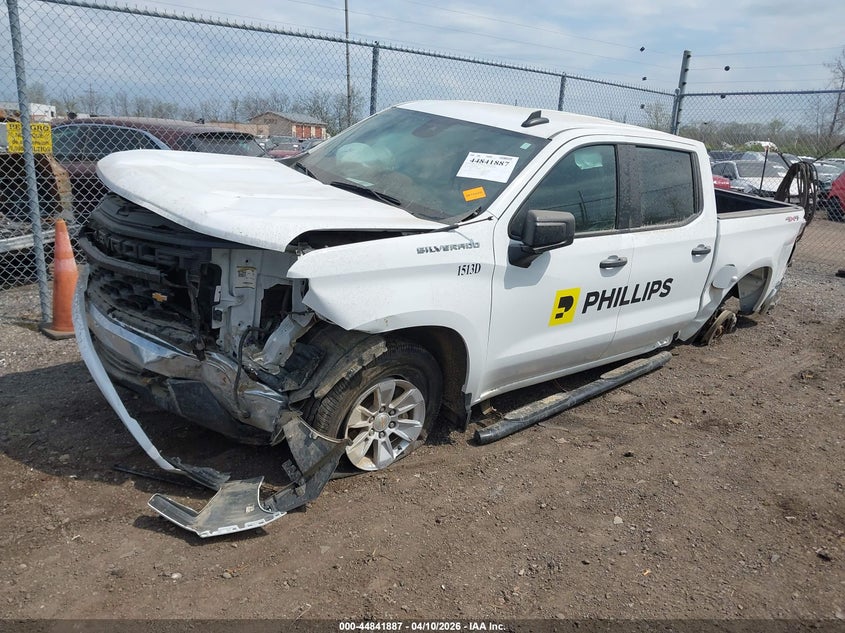 2024 Chevrolet Silverado VIN 2GCUDAED8R1258050 IAAI salvage auction — FRONT & REAR, Salvage Title, sold $3,250 on 2026-07-09 (photo 2)