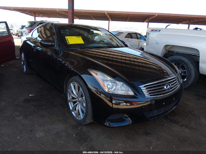 2009 Infiniti G VIN JNKCV64E79M604494 IAAI salvage auction — LEFT SIDE, Salvage (Arizona), sold $1,650 on 2026-08-03 (photo 1)
