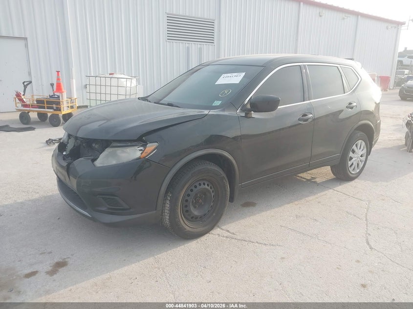 2016 Nissan Rogue VIN KNMAT2MV0GP638506 IAAI salvage auction — FRONT END, Salvage (Illinois), sold $450 on 2026-07-14 (photo 2)