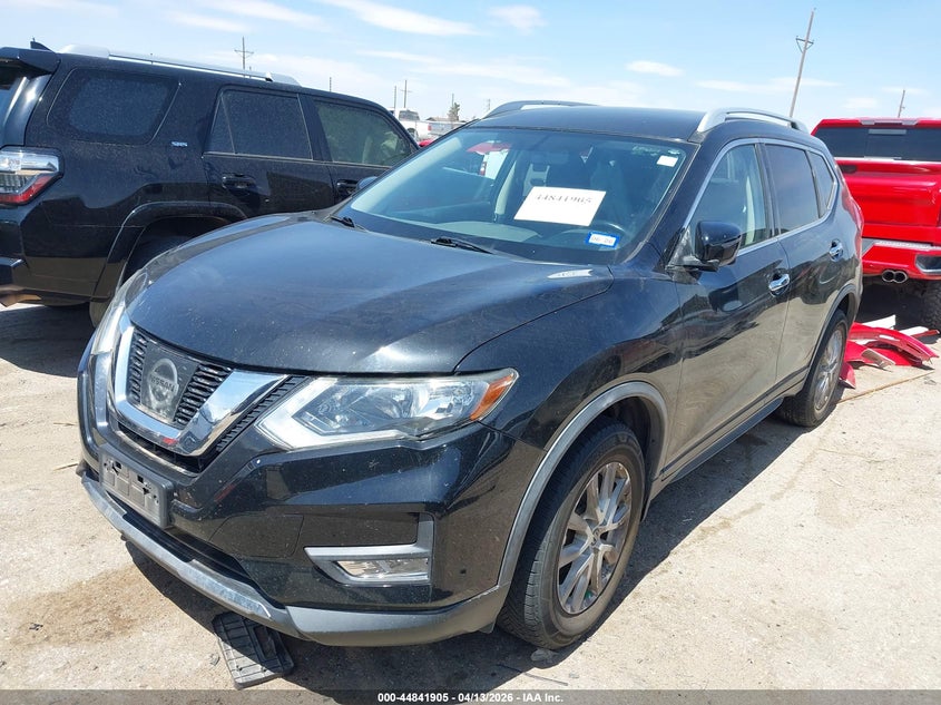2017 Nissan Rogue VIN JN8AT2MV5HW277866 IAAI salvage auction — HAIL, Salvage Title, sold $4,200 on 2026-07-28 (photo 2)