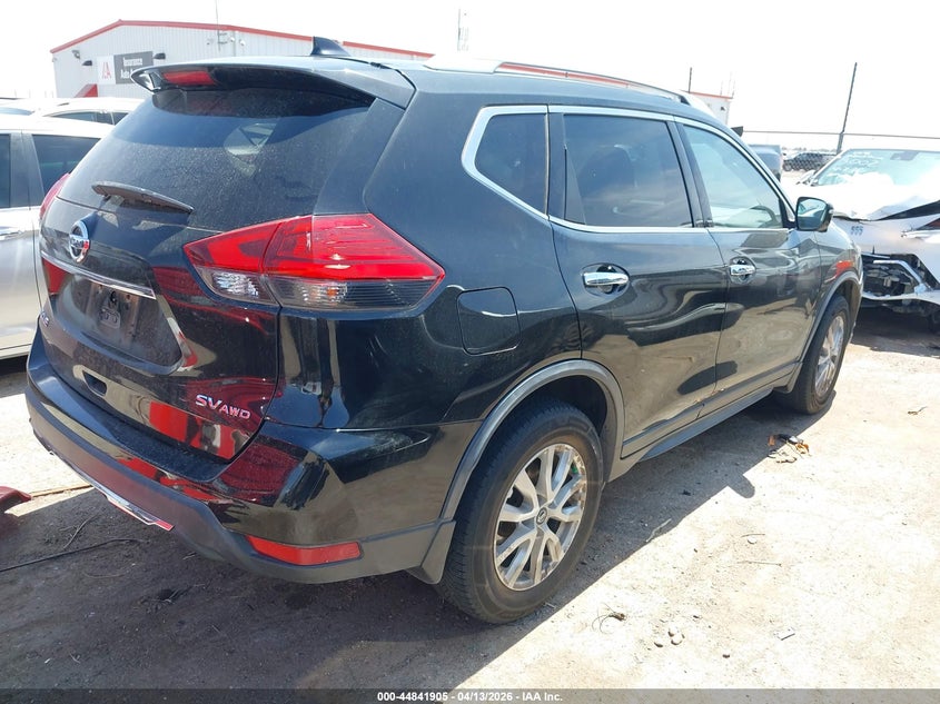 2017 Nissan Rogue VIN JN8AT2MV5HW277866 IAAI salvage auction — HAIL, Salvage Title, sold $4,200 on 2026-07-28 (photo 4)