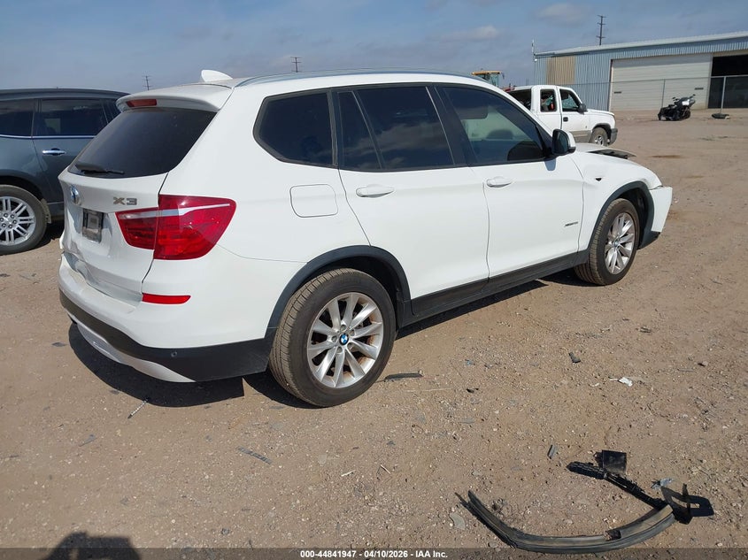 2016 BMW X3 VIN 5UXWX9C52G0D70895 IAAI salvage auction — LEFT FRONT, Original (Texas), sold $1,325 on 2026-07-13 (photo 4)