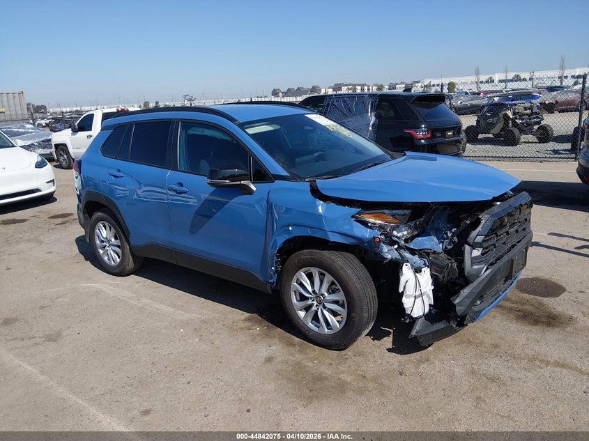 2026 Toyota Corolla cross VIN 7MUCAAAG7TV151923 IAAI salvage auction — FRONT END, Salvage (California), sold $7,550 on 2026-07-13 (photo 1)