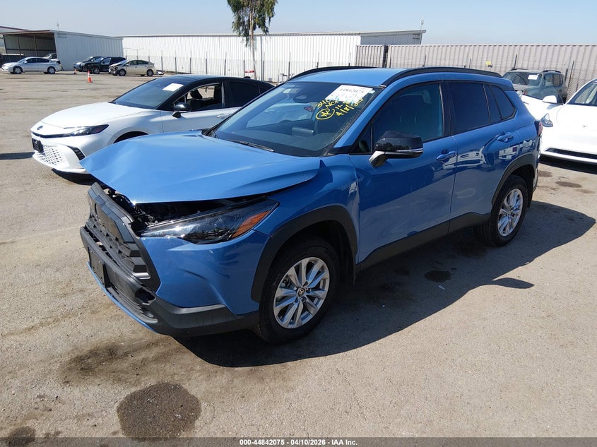 2026 Toyota Corolla cross VIN 7MUCAAAG7TV151923 IAAI salvage auction — FRONT END, Salvage (California), sold $7,550 on 2026-07-13 (photo 2)
