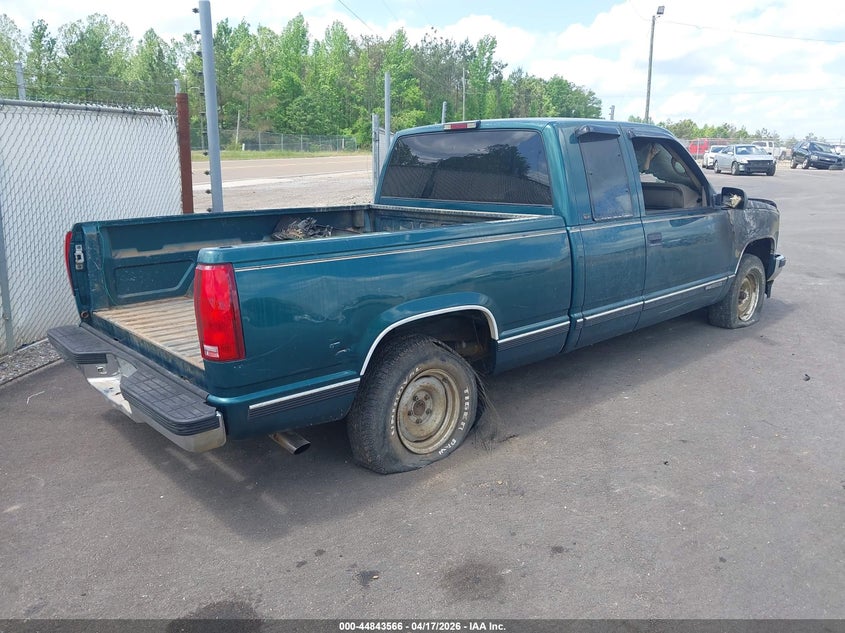 1997 Gmc SIERRA VIN 2GTEC19R4V1541018 IAAI salvage auction — ENGINE BURN, Junking Certificate (Mississippi), sold $275 on 2026-07-09 (photo 4)