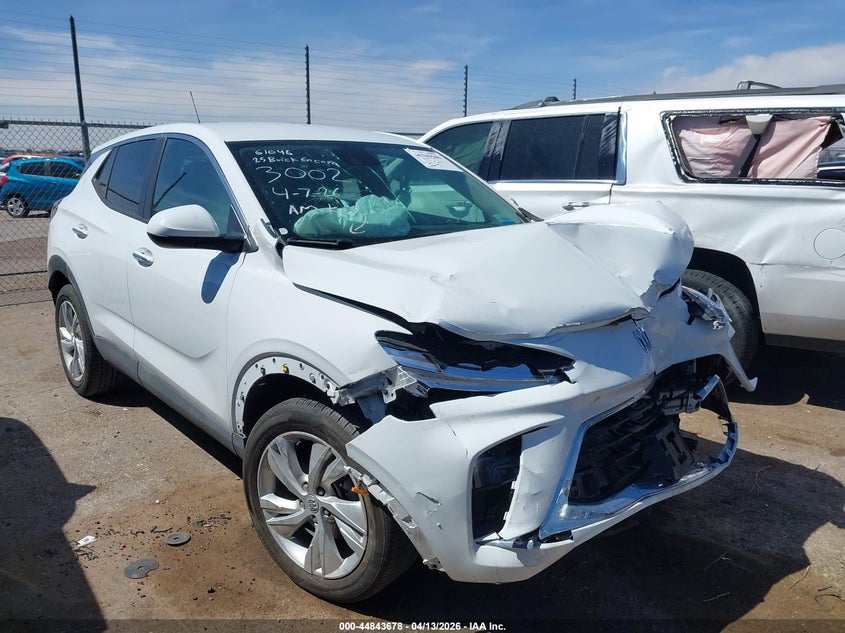 2025 Buick Encore gx VIN KL4AMBSPXSB153002 IAAI salvage auction — FRONT END, Original (Texas), sold $4,000 on 2026-07-28 (photo 1)