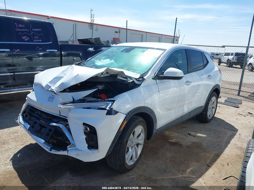2025 Buick Encore gx VIN KL4AMBSPXSB153002 IAAI salvage auction — FRONT END, Original (Texas), sold $4,000 on 2026-07-28 (photo 2)
