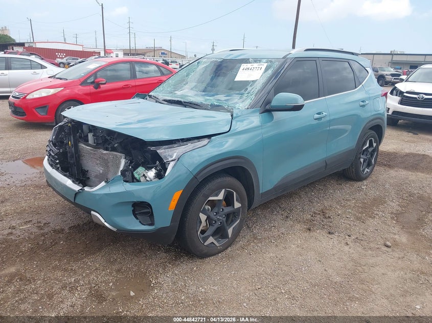 2026 Kia Seltos VIN KNDER2AA3T7846567 IAAI salvage auction — FRONT END, Original (Texas), sold $6,575 on 2026-07-15 (photo 2)
