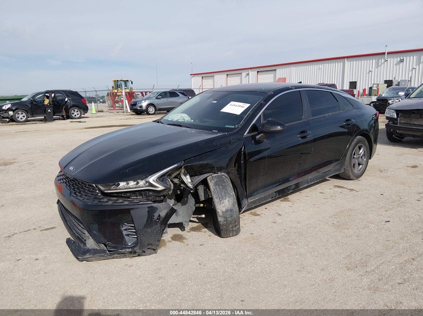 2021 Kia K5 VIN 5XXG14J22MG005742 IAAI salvage auction — LEFT FRONT, Salvage (Texas), sold $4,100 on 2026-07-24 (photo 2)