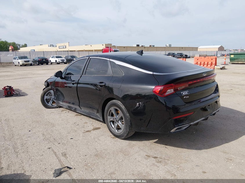 2021 Kia K5 VIN 5XXG14J22MG005742 IAAI salvage auction — LEFT FRONT, Salvage (Texas), sold $4,100 on 2026-07-24 (photo 3)
