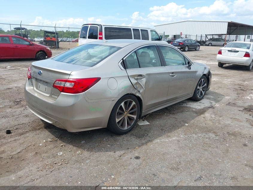 2015 Subaru LEGACY VIN 4S3BNAN68F3035714 IAAI salvage auction — RIGHT SIDE, Salvage (Mississippi), sold $850 on 2026-07-29 (photo 4)