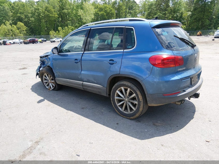 2017 Volkswagen Tiguan VIN WVGRV7AX7HW503509 IAAI salvage auction — FRONT END, Salvage (Mississippi), sold $775 on 2026-07-08 (photo 3)