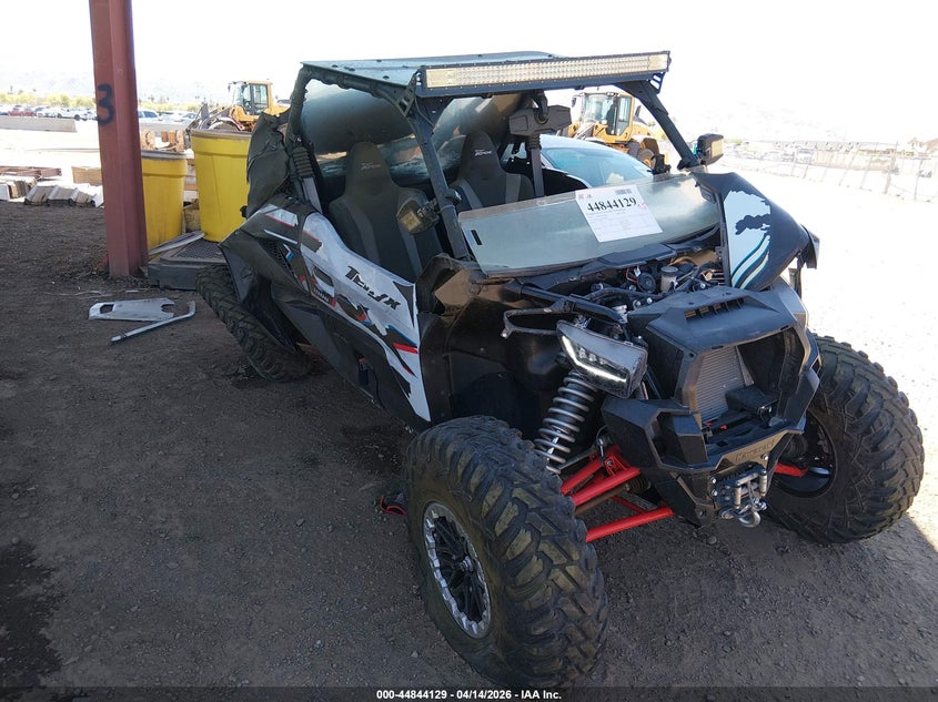 2021 Kawasaki Teryx VIN JKARFCC12MB500709 IAAI salvage auction — RIGHT SIDE, Salvage Title, sold $2,850 on 2026-07-14 (photo 1)