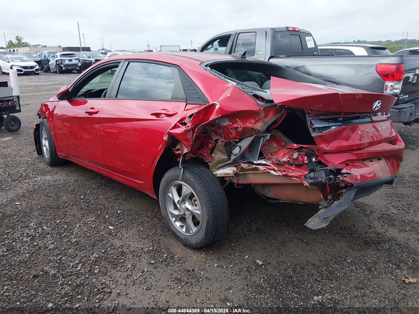 2023 Hyundai Elantra VIN 5NPLL4AG6PH099492 IAAI salvage auction — REAR END, Salvage (Oklahoma), sold $2,050 on 2026-07-07 (photo 3)