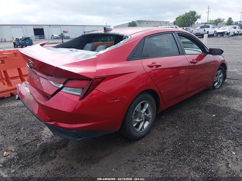 2023 Hyundai Elantra VIN 5NPLL4AG6PH099492 IAAI salvage auction — REAR END, Salvage (Oklahoma), sold $2,050 on 2026-07-07 (photo 4)