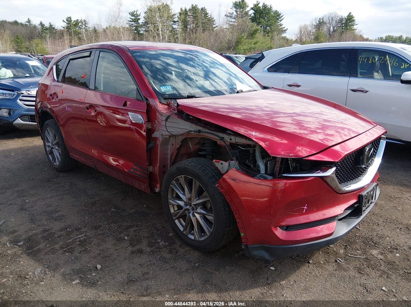 2021 Mazda Cx-5 VIN JM3KFBDM1M1422169 IAAI salvage auction — LEFT & RIGHT, Salvage (Massachusetts), sold $6,100 on 2026-07-24 (photo 1)
