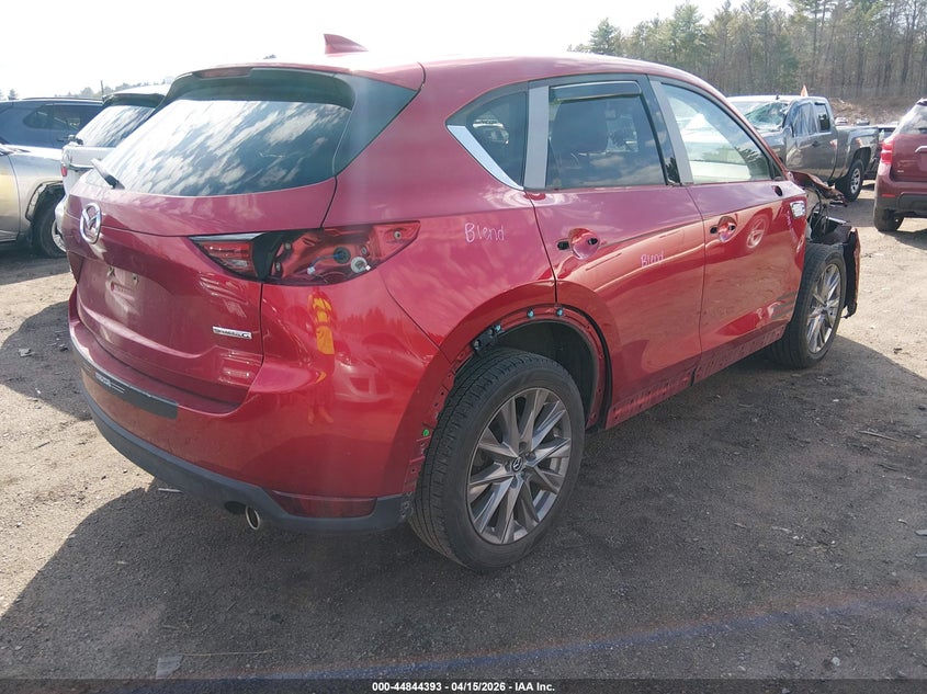2021 Mazda Cx-5 VIN JM3KFBDM1M1422169 IAAI salvage auction — LEFT & RIGHT, Salvage (Massachusetts), sold $6,100 on 2026-07-24 (photo 4)