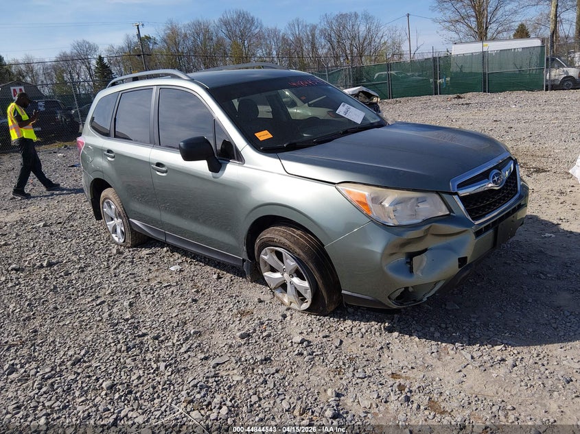 2015 Subaru Forester VIN JF2SJABCXFH461821 IAAI salvage auction — FRONT END, Wait Title, sold $175 on 2026-07-22 (photo 1)