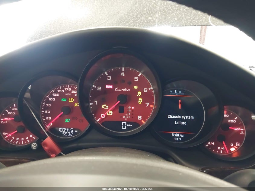 2011 Porsche Panamera VIN WP0AC2A76BL090078 IAAI salvage auction — FRONT & REAR, Salvage (Colorado), sold $4,600 on 2026-08-12 (photo 7)