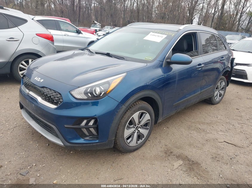 2022 Kia Niro VIN KNDCB3LC8N5535201 IAAI salvage auction — REAR END, Salvage Title, sold $6,400 on 2026-07-10 (photo 2)