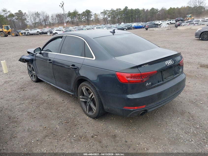 2017 Audi A4 VIN WAUENAF40HN027668 IAAI salvage auction — FRONT END, Salvage Title, sold $1,875 on 2026-07-14 (photo 3)