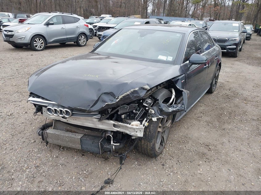 2017 Audi A4 VIN WAUENAF40HN027668 IAAI salvage auction — FRONT END, Salvage Title, sold $1,875 on 2026-07-14 (photo 6)