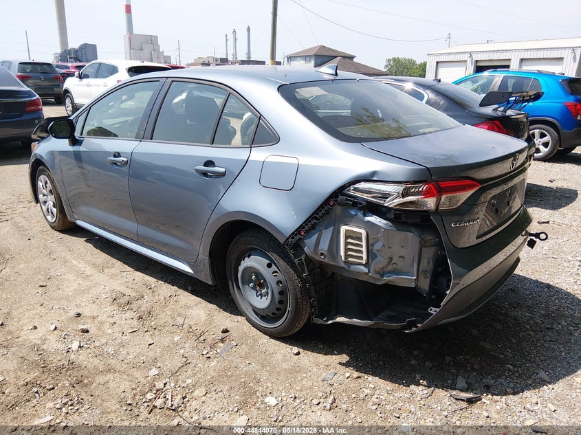 2020 Toyota Corolla VIN JTDEPRAE8LJ055472 IAAI salvage auction — RIGHT SIDE, Clear (Colorado), sold $2,700 on 2026-07-15 (photo 3)