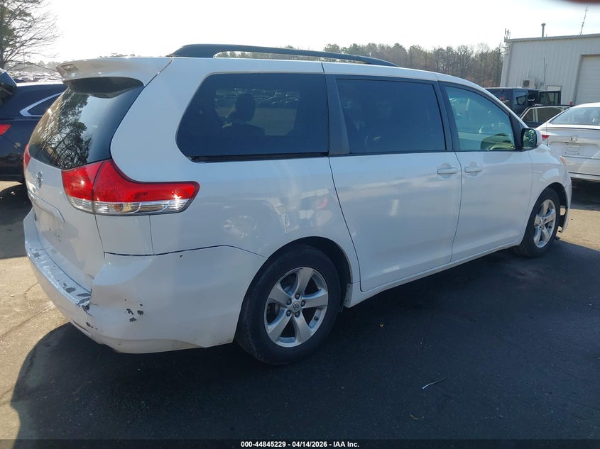 2011 Toyota Sienna VIN 5TDKK3DC1BS079882 IAAI salvage auction — FRONT & REAR, Mv-907A (New York), sold $1,825 on 2026-07-21 (photo 4)