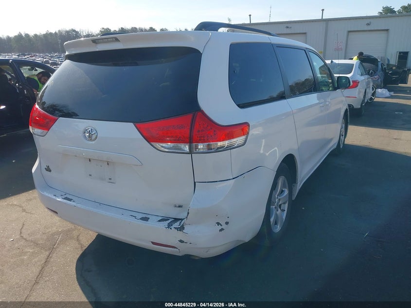 2011 Toyota Sienna VIN 5TDKK3DC1BS079882 IAAI salvage auction — FRONT & REAR, Mv-907A (New York), sold $1,825 on 2026-07-21 (photo 6)
