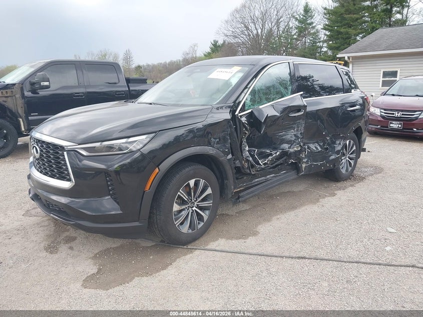 2024 Infiniti Qx60 VIN 5N1DL1ES5RC336484 IAAI salvage auction — SIDE, Wait Title, sold $7,800 on 2026-07-30 (photo 2)