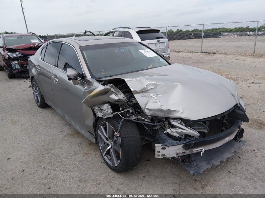 2016 Lexus Gs VIN JTHBA1BL8GA001130 IAAI salvage auction — FRONT END, Original (Texas), sold $1,500 on 2026-07-28 (photo 1)