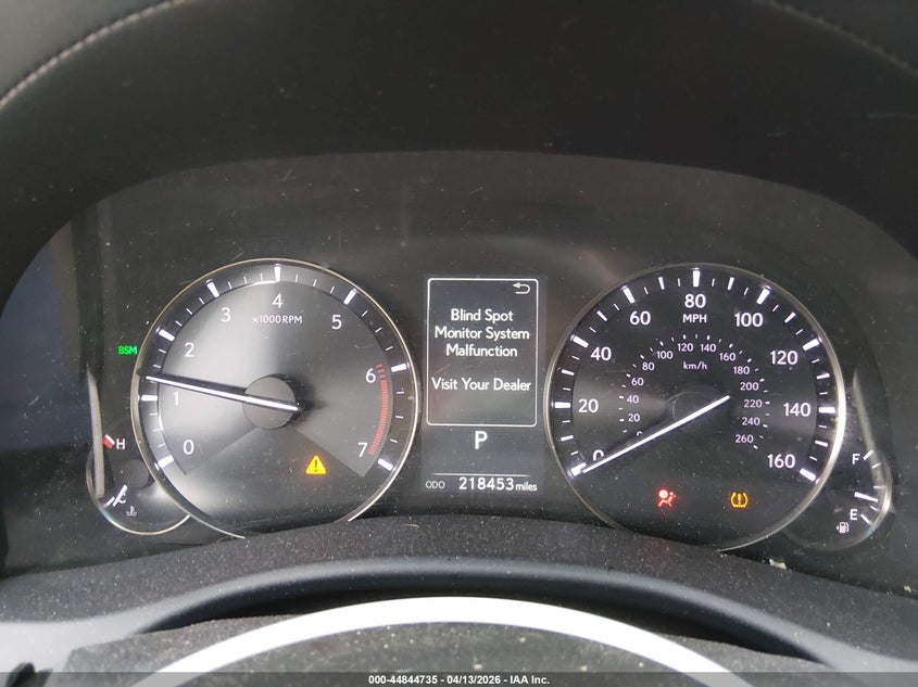 2016 Lexus Gs VIN JTHBA1BL8GA001130 IAAI salvage auction — FRONT END, Original (Texas), sold $1,500 on 2026-07-28 (photo 7)