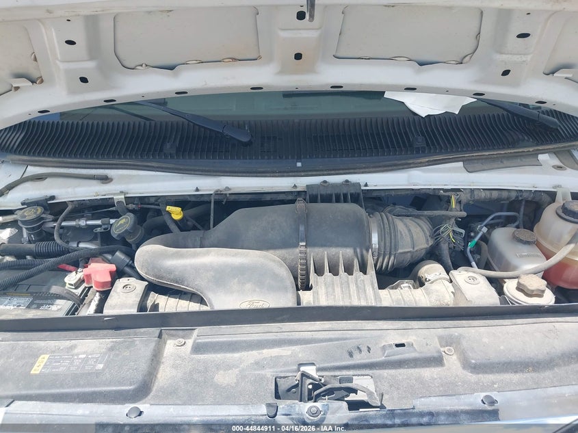 2018 Ford Econoline VIN 1FDXE4FS6JDC23469 IAAI salvage auction — REAR END, Salvage Title, sold $15,050 on 2026-07-28 (photo 9)