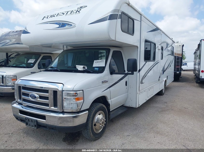 2018 Ford Econoline VIN 1FDXE4FS6JDC23469 IAAI salvage auction — REAR END, Salvage Title, sold $15,050 on 2026-07-28 (photo 2)