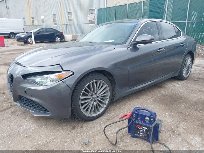 2017 Alfa romeo Giulia VIN ZARFAEENXH7556950 IAAI salvage auction — FRONT END, Clear (Indiana), sold $4,850 on 2026-07-21 (photo 2)