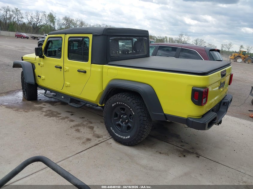 2023 Jeep Gladiator VIN 1C6HJTAG0PL537884 IAAI salvage auction — FRONT END, Salvage Title, sold $14,150 on 2026-07-27 (photo 3)