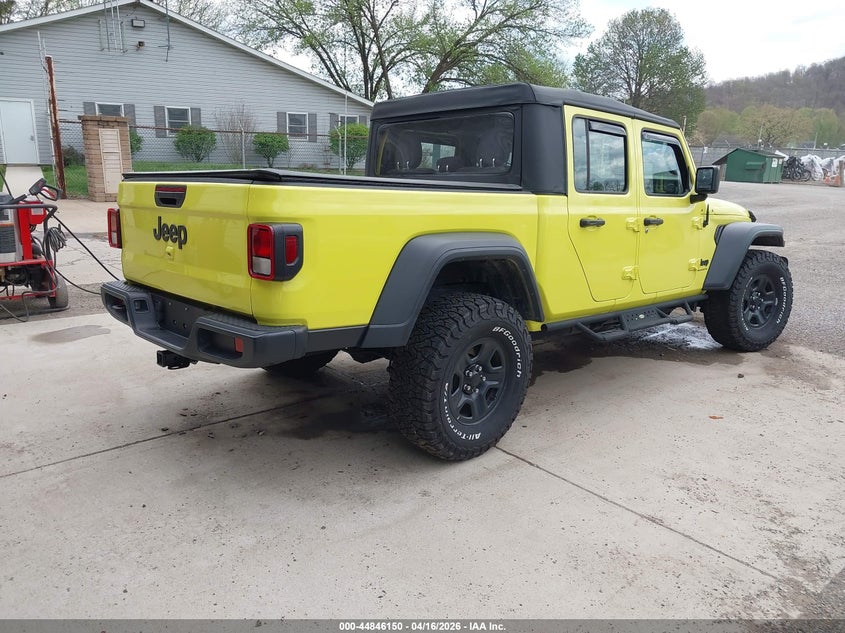 2023 Jeep Gladiator VIN 1C6HJTAG0PL537884 IAAI salvage auction — FRONT END, Salvage Title, sold $14,150 on 2026-07-27 (photo 4)