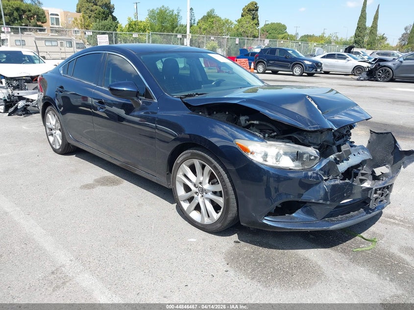 2016 Mazda 6 VIN JM1GJ1V54G1488542 IAAI salvage auction — FRONT END, Wait Title, sold $650 on 2026-07-23 (photo 1)