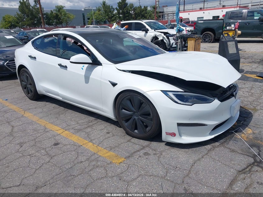2022 Tesla Model s VIN 5YJSA1E58NF478790 IAAI salvage auction — FRONT END, Salvage Title, sold $1,850 on 2026-07-21 (photo 1)