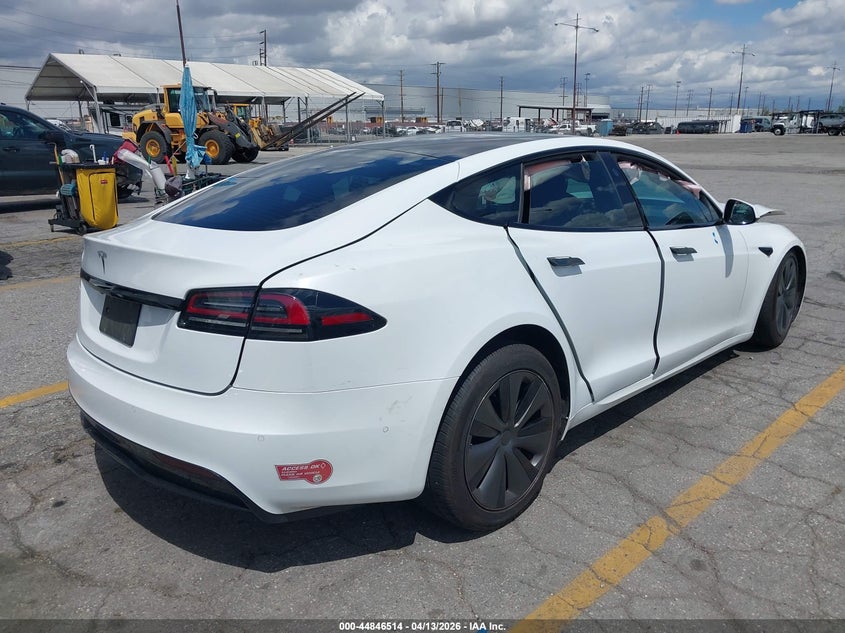 2022 Tesla Model s VIN 5YJSA1E58NF478790 IAAI salvage auction — FRONT END, Salvage Title, sold $1,850 on 2026-07-21 (photo 4)